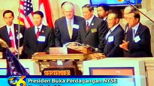 Presiden Yudhoyono Bertemu Pejabat Bursa New York News Liputan6 Com