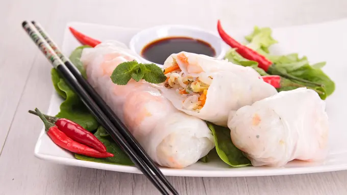spring roll salad