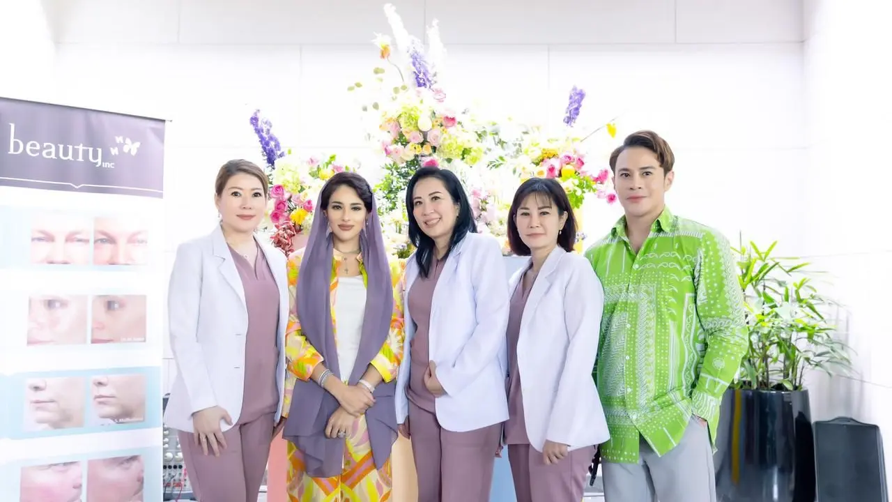 Princess of Bahrain, Her Highness Shaikha Jawaher Bint Khalifa Al Khalifa mendatangi klinik Beauty Inc