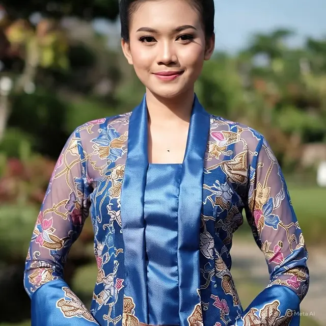 Baju Model Batik Kombinasi