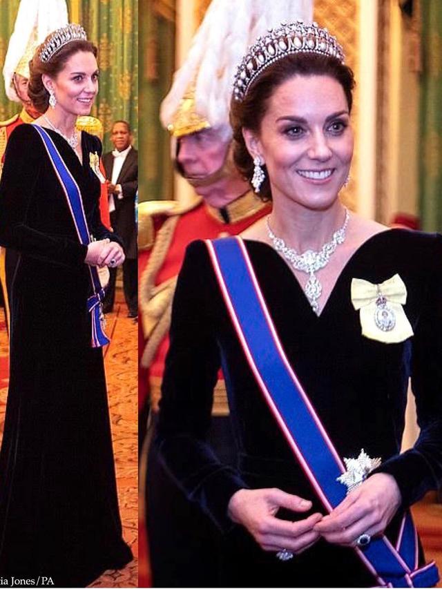 Kate Middleton hadir dalam acara jamuan menjelang natal di Istana Buckingham. (dok Instagram @katemidleton/https://www.instagram.com/p/B58wOwdAcdd//Adhita Diansyavira)