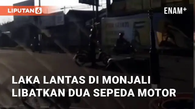 VIDEO: Laka Lantas Di Monjali Libatkan Dua Sepeda Motor, Satu Pemotor Luka-Luka