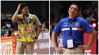 Wahyu Widayat Jati (CLS Knights/Kiri) bakal beradu taktik dengan Benjamin Alvarezsipin III (Pelita Jaya/Kanan) pada final IBL 2016. (Bola.com/Dokumentasi IBL)