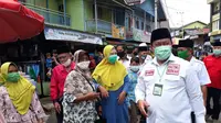 Edy Pratowo kampanye dengan blusukan di pasar tradisional Bahitom, Murung Raya Kalteng. (Foto: Istimewa).