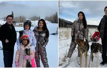 Deretan Potret Farah Quinn Bersama Keluarga saat Nikmati Liburan Musim Dingin di Jackson Hole