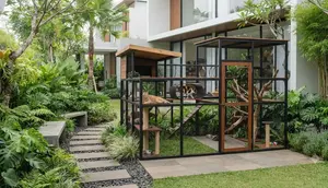 7 Ide Kandang Kucing Outdoor yang Menyatu dengan Taman, Estetik dan Aman untuk Anabul
