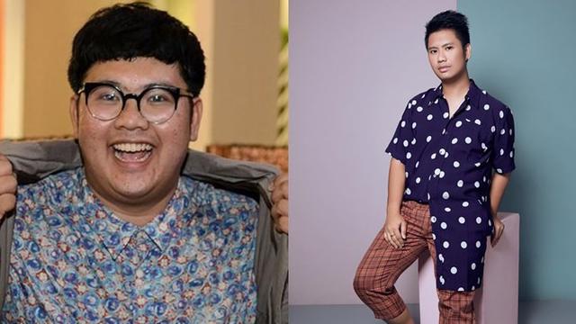 Ricky Cuaca terjun di dunia akting sejak 2008, dulu ia bertubuh gemuk kini terlihat ramping dan modis.