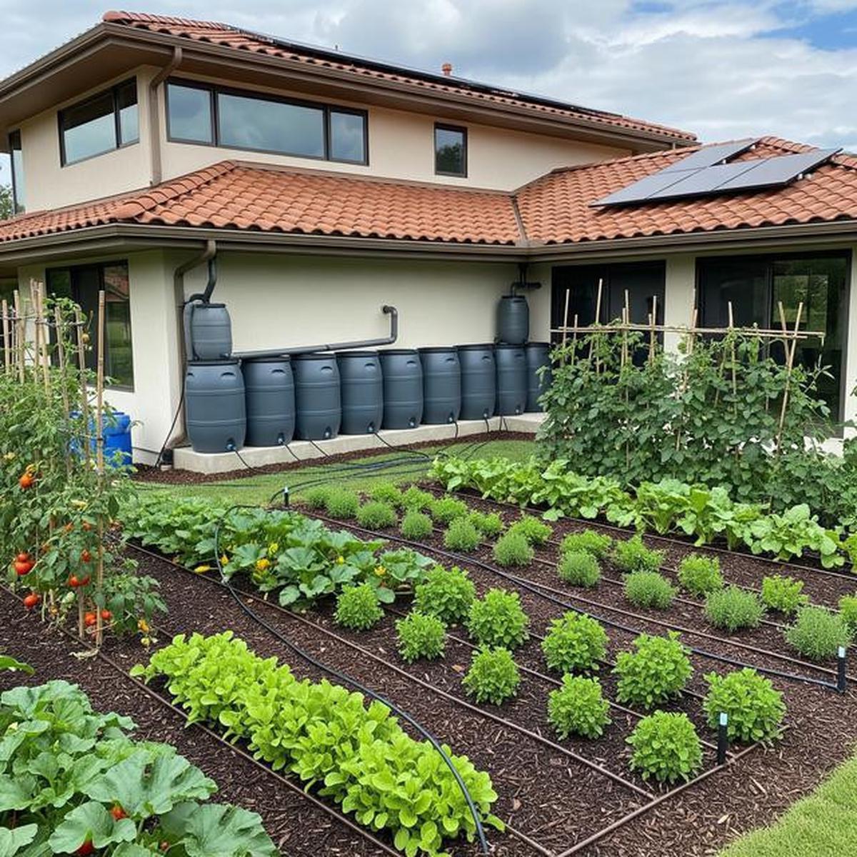 7 Model Penampung Air Hujan untuk Rumah dengan Kebun Produktif