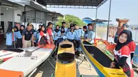 Bangun Semangat Maritim, Pramuka Poltekkes Surabaya Latihan di Jung Kwatu