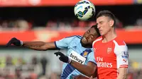 Giroud Bawa Arsenal Ungguli West Ham di Babak Pertama