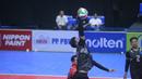 Tim putra Tectona Bandung menaklukkan Bintang Mahameru Sejahtera Bekasi dengan skor 3-1 (25-19, 25-18, 22-25, 25-20). (Dokumentasi PBVSI)