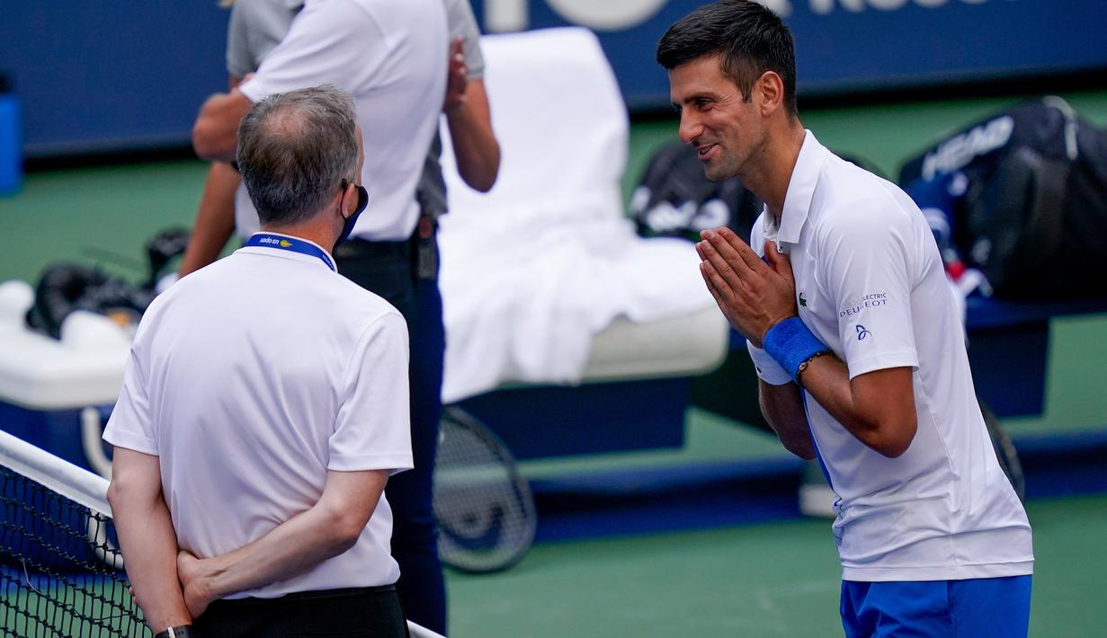 Foto Novak Djokovic Didiskualifikasi Dari As Terbuka 2020 Bola Liputan6 Com