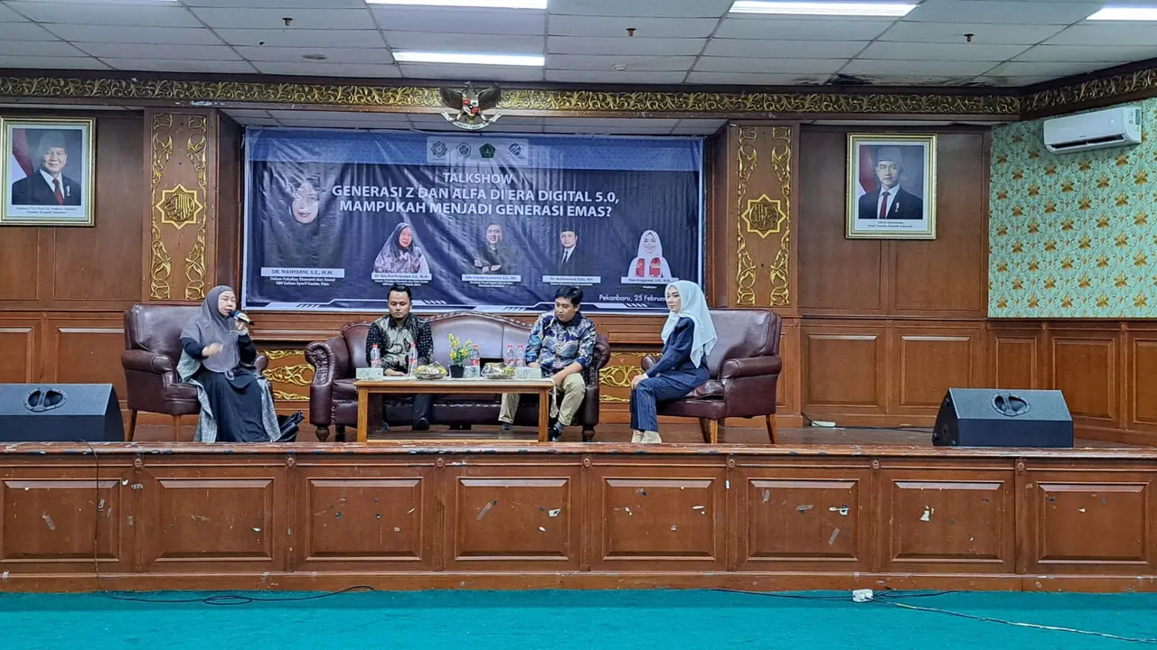 Diskusi bertajuk "Generasi Z dan Alfa di Era Digital 5.0, Mampukah Menjadi Generasi Emas?" (Istimewa)