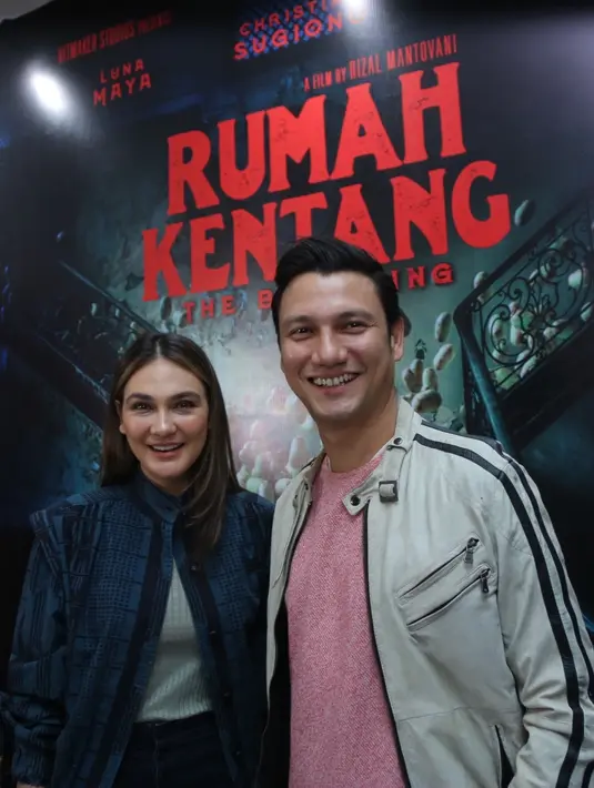 Luna Maya dan Christian Sugiono. (Daniel Kampua/Fimela.com)