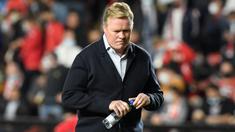 Ronald Koeman meninggalkan Barcelona sebagai manajer dengan rekor kemenangan terburuk dalam dua dekade terakhir. Selama masa jabatannya, ia hanya mampu menciptakan presentase kemenangan sebesar 58%. Koeman gagal melakukan pekerjaan di tengah krisis keuangan Barcelona. (AFP/Oscar Del Pozo)