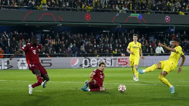 Villarreal Taklukkan Bayern Munchen di Leg Pertama Perempat Final Liga Champions