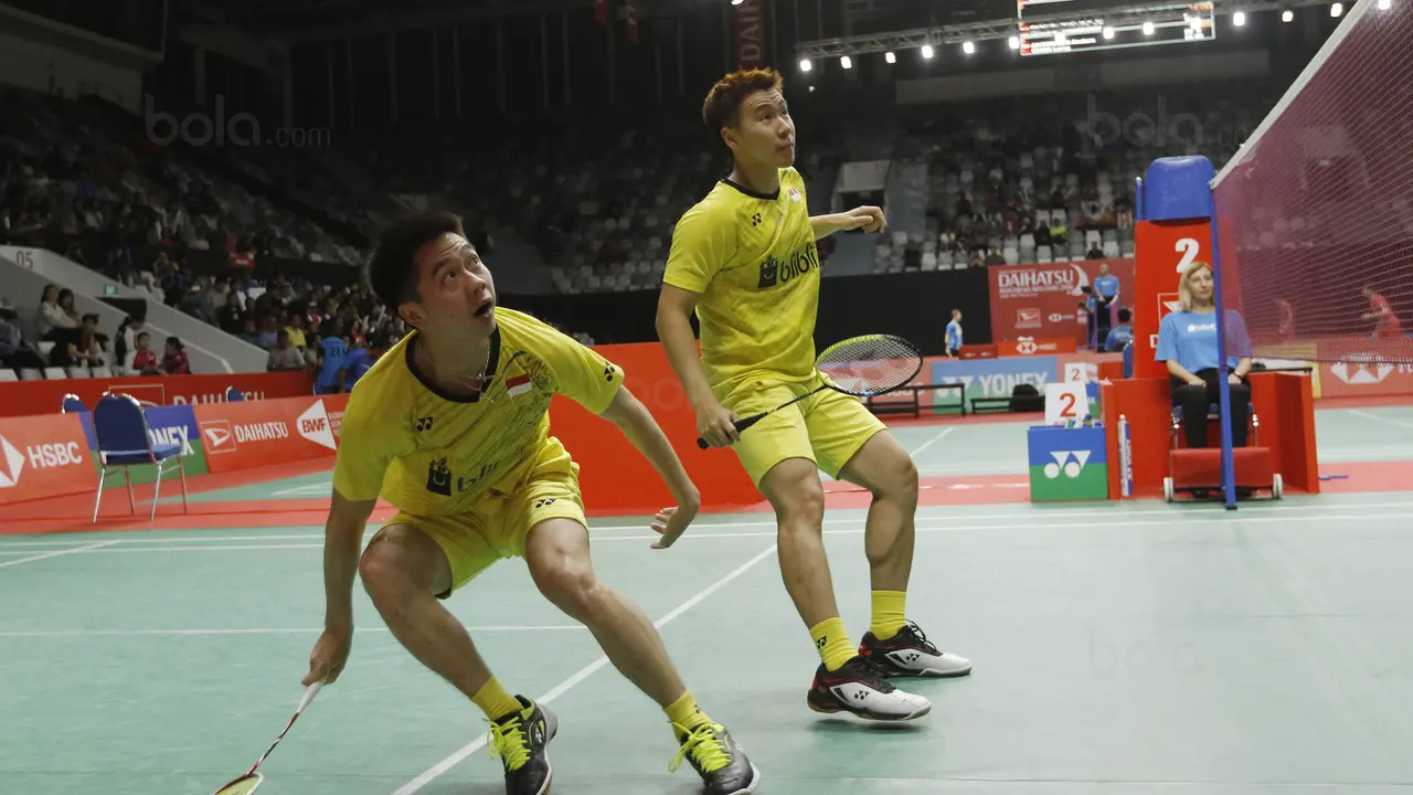 Indonesia Masters 2018 :Kevin Sanjaya/Marcus Gideon Vs Tinn Isriyanet/Kittisak Namdash