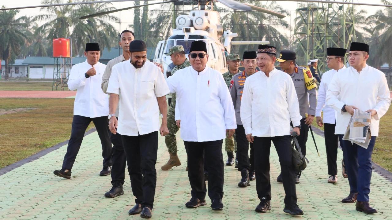 Kasatgas PRR Dampingi Presiden Prabowo Rayakan Idulfitri Bersama Masyarakat di Aceh Tamiang