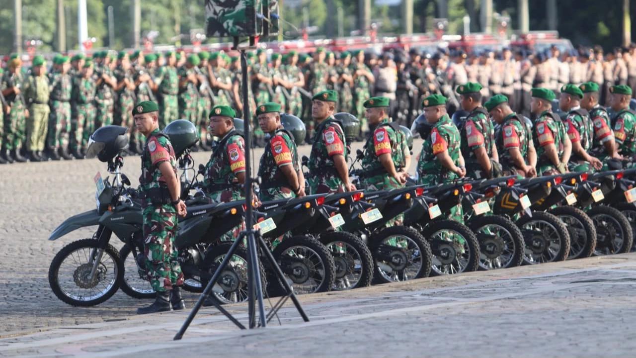 4.500 Personel TNI-Polri Dikerahkan Amankan Ibadah Natal dan Tahun Baru di Jakarta