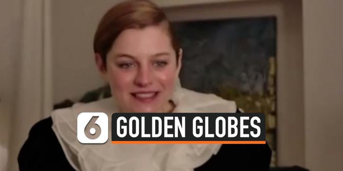 VIDEO: Pemeran Putri Diana, Emma Corrin Jadi Aktris Serial Terbaik Golden Globe