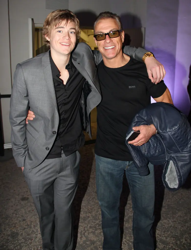 Jean-Claude Van Damme dan putra bungsunya, Nicholas Van Varenberg. (zimbio.com)
