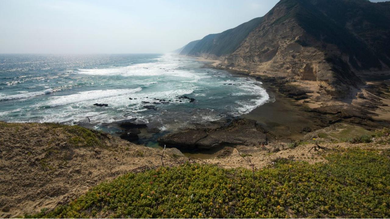 Lokasi penemuan jejak kaki manusia tertua di pantai Afrika Selatan