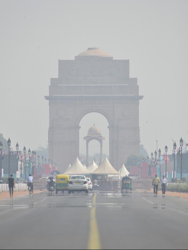Penampakan New Delhi yang Dipenuhi Polusi Udara