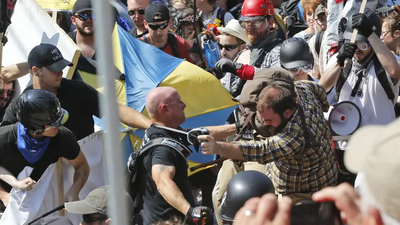 Demonstrasi di Charlottesville, Virginia (AP)