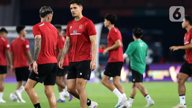 Latihan Terakhir Timnas Indonesia