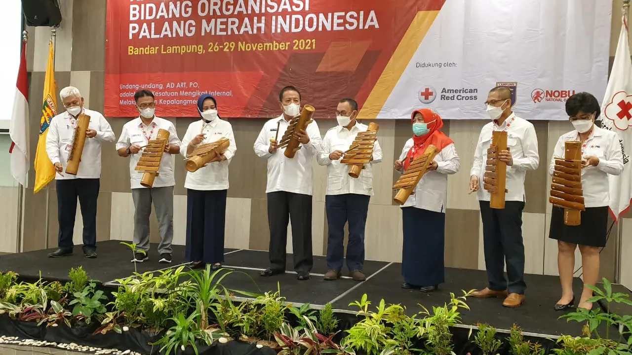 Sekretaris Jenderal PMI, Sudirman Said, dalam pembukaan Rapat Koordinasi