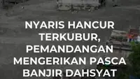 NYARIS HANCUR TERKUBUR,  PEMANDANGAN MENGERIKAN PASCA BANJIR DAHSYAT NEPAL