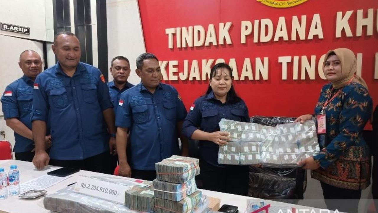 Kejati Papua Terima Rp2,2 Miliar Pengembalian Uang Kasus Korupsi Bulog Wamena, Negara Rugi Rp37 Miliar