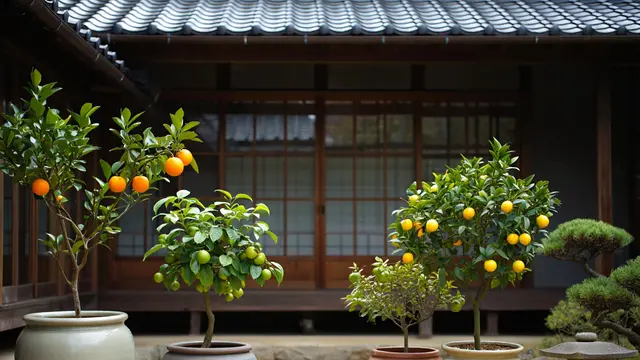 Ide Kebun Produktif ala Rumah Jepang di Desa (AI)