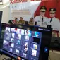 Dinas Kesehatan Sulsel saat video conference dengan Kementerian Kesehatan (Fauzan)