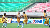 Pertandingan seru Liga 2 antara FC Bekasi City melawan PSIM (Dok LIB)