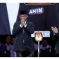 Calon Presiden (Capres) dan Calon Wakil Presiden (Cawapres) nomor urut 01 Anies Baswedan-Muhaimin Iskandar memasuki lokasi debat Pilpres 2024, Minggu (4/2/2024).&nbsp;(Tangkapan Layar YouTube KPU RI)