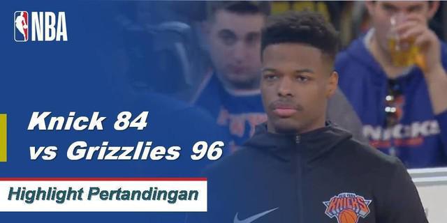 Cuplikan Pertandingan NBA : Grizzlies 96 vs Knicks 84