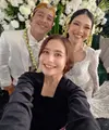 Prilly Latuconsina saat Hadir di Pernikahan Fansnya. [@prillylatuconsina96]