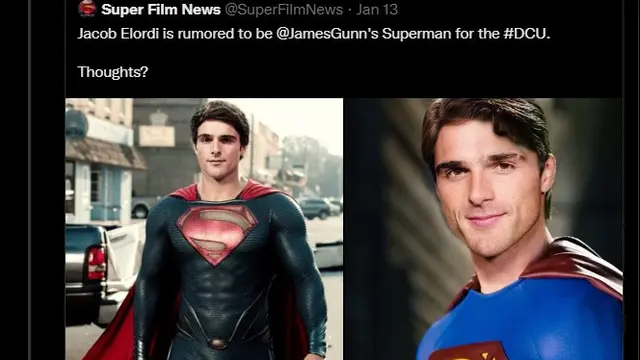 Unggahan James Gunn soal Superman. (Twitter/ JamesGunn)