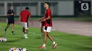 Sosok yang sangat dinanti oleh para pendukung Timnas Indonesia U-23, Jens Raven juga sudah beberapa kali mengikuti sesi latihan bersama. (Liputan6.com/Helmi Fithriansyah)