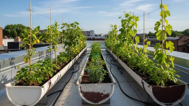 Ide Kebun Buah Mini di Rooftop Rumah Sederhana Anti Panas/Gemini AI