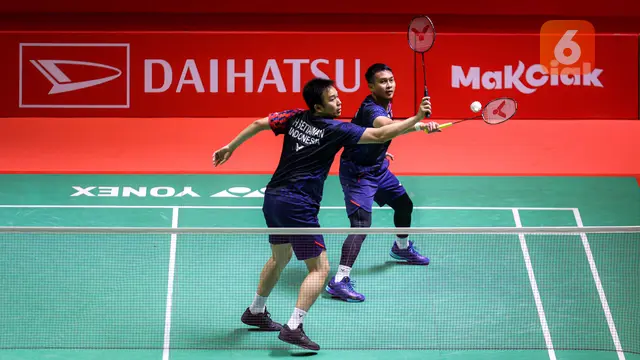 Foto: Bungkam Wakil Taiwan, The Daddies Amankan Tiket 16 Besar Indonesia Masters 2025