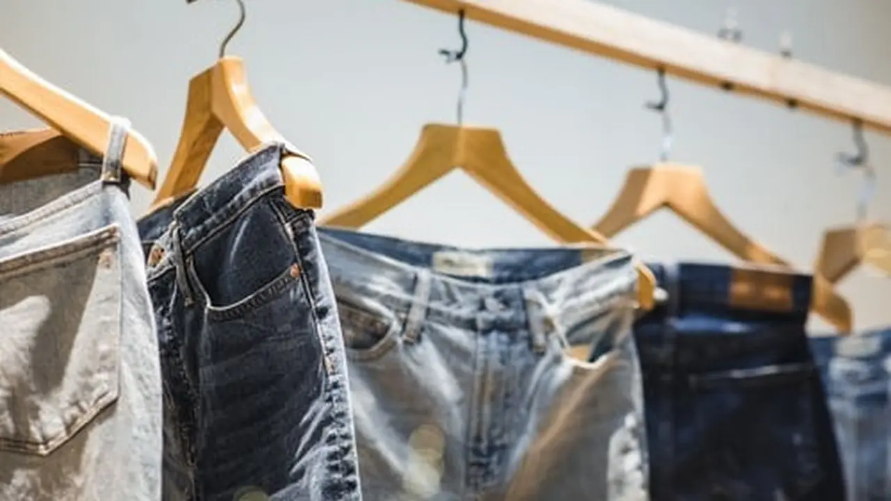 Ilustrasi celana jeans
