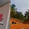 Bangunan Koperasi Desa Merah Putih Berdiri di Tengah Kebun Sawit