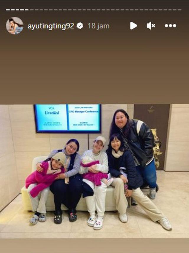 6 Potret Ayu Ting Ting Liburan ke Korea Selatan, Kompak Bareng Bilqis