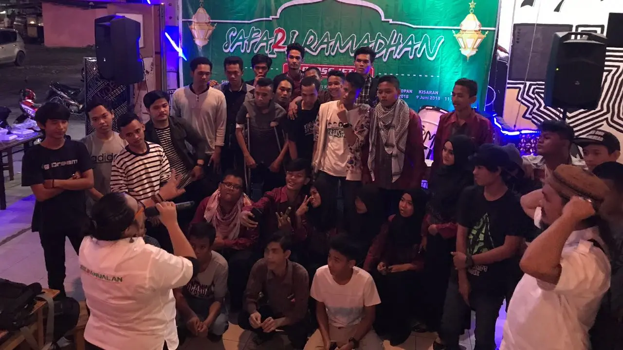 Ratusan anak muda yang tergabung dalam sejumlah komunitas di Kota Binjai, Sumatera Utara. Mereka berkomitmen untuk tidak Golput. (Istimewa)