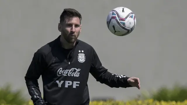 Intip Messi Cs Latihan Jelang Hadapi Paraguay