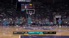 Berita video game recap NBA 2017-2018 antara Brooklyn Nets melawan Charlotte Hornets dengan skor 125-111.