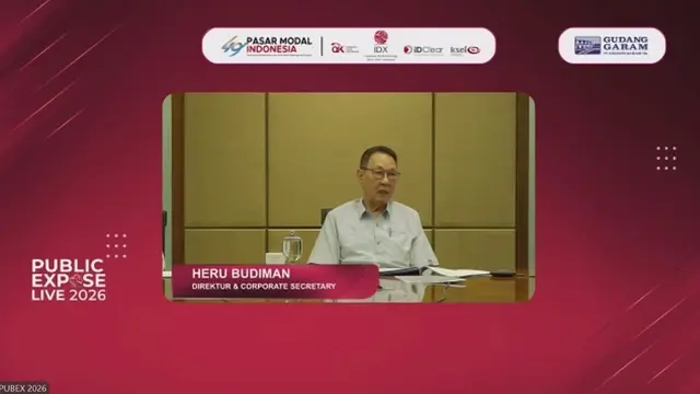 Direktur & Corporate Secretary PT Gudang Garam Tbk (GGRM) Heru Budiman