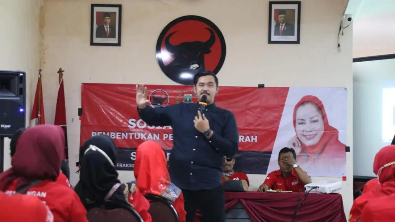 Ketua Fraksi PDI Perjuangan DPRD Kota Tangerang, Andri Permana angkat suara, terkait aksi penggusuran pedagang kaki lima (PKL) Pasar Anyar, Kota Tangerang yang berakhir ricuh (Istimewa)